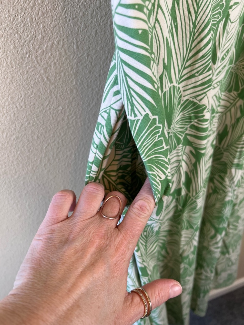pact jade palms open back fit & flare maxi dress - Picture 10 of 16